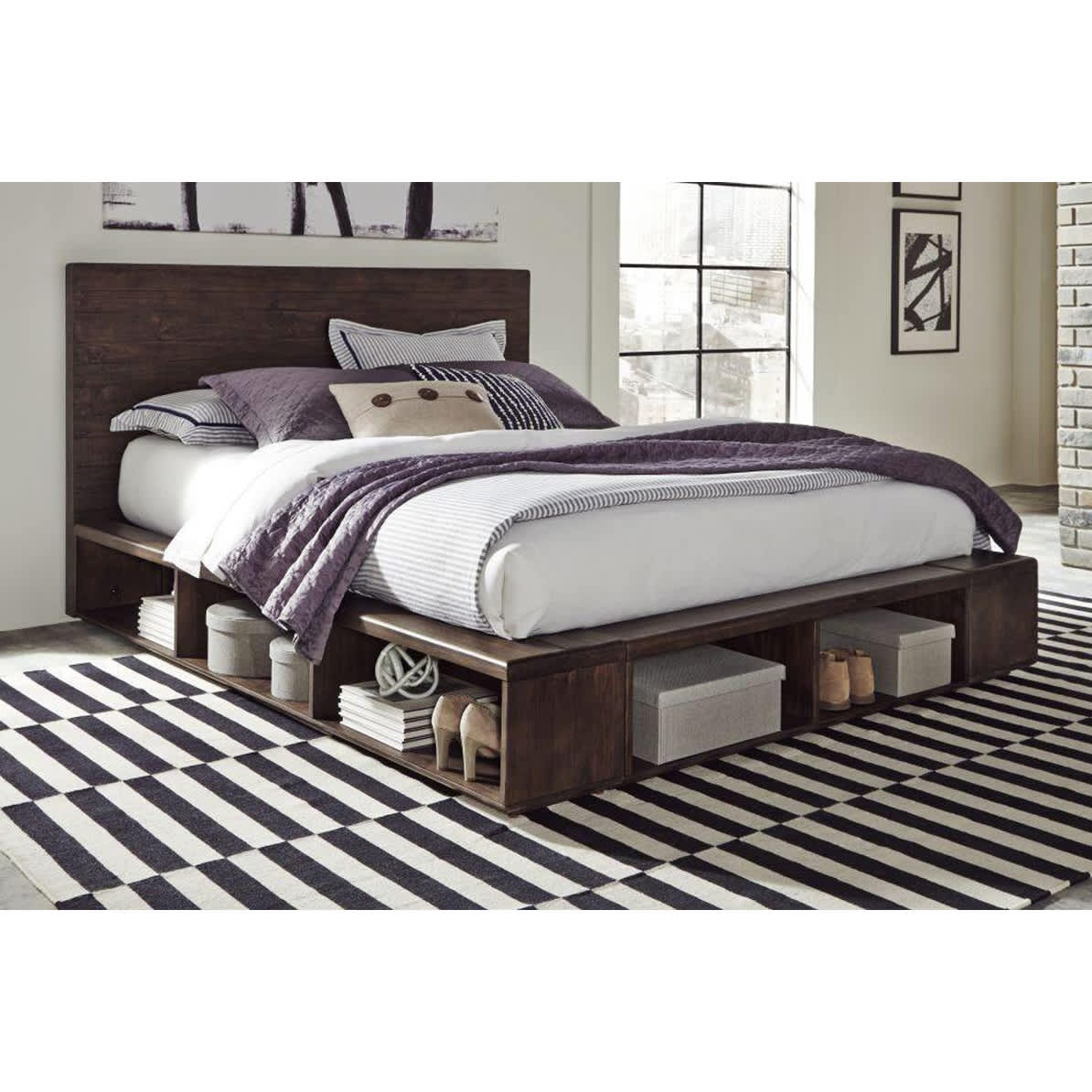 best queen size bed with storage